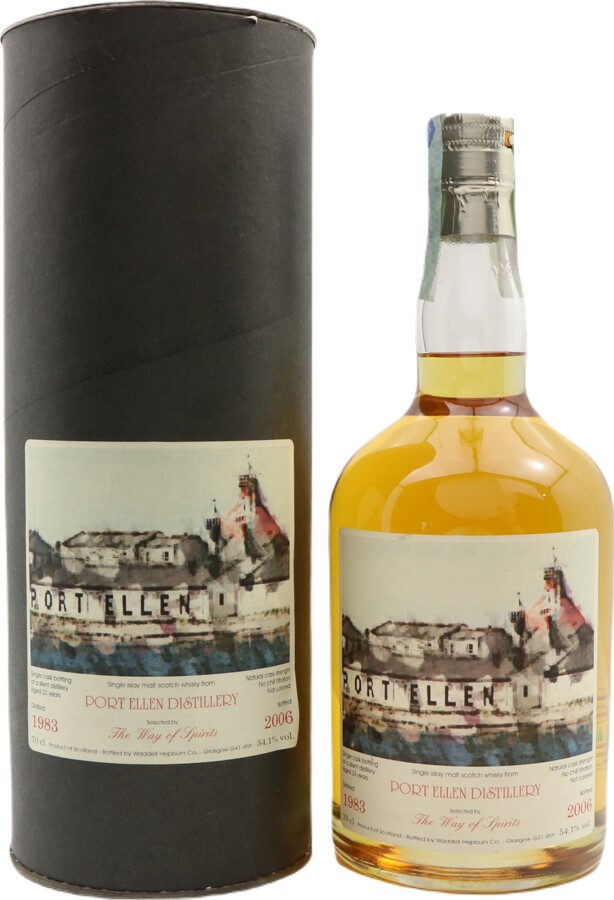 Port Ellen 1983 WH Selected by The Way of Spirits 54.1% 700ml
