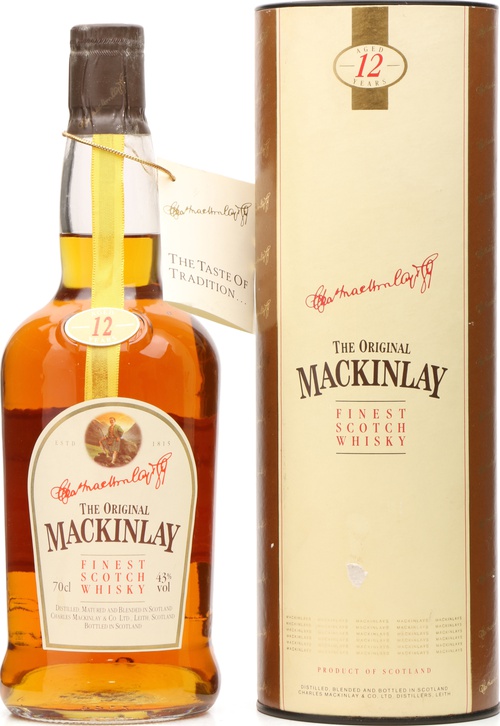 The Original Mackinlay 12yo Finest Scotch Whisky 43% 700ml