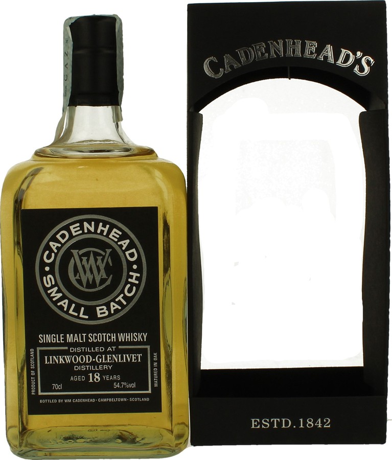 Linkwood 18yo CA Small Batch Bourbon Hogshead The Whisky HOOP 54.7% 700ml