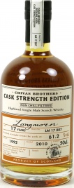 Longmorn 1992 Chivas Brothers Cask Strength Edition Batch LM 17 007 61.2% 500ml