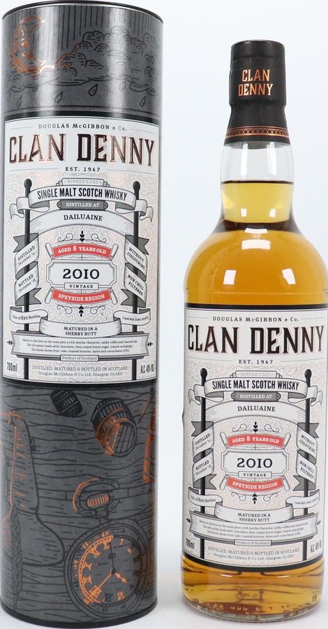 Dailuaine 2010 McG Clan Denny Sherry Butt DMG 12963 48% 700ml