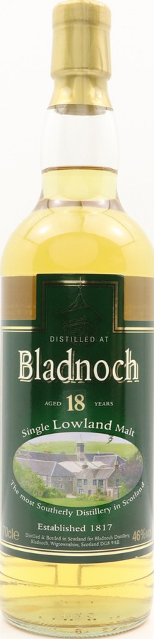 Bladnoch 18yo Distillery Label 46% 700ml