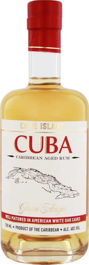 Cane Island Cuba Caribbean Aged Rum Gran Anejo 40% 700ml