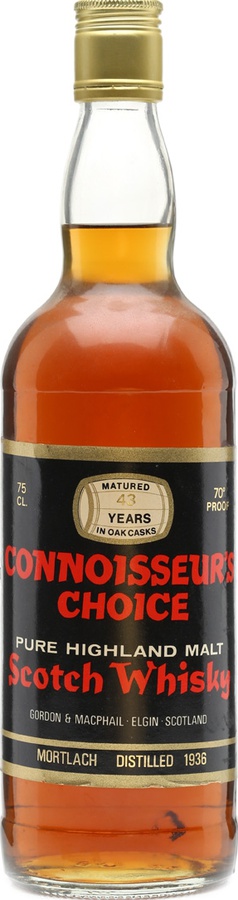 Mortlach 1936 GM Connoisseurs Choice Sherry Wood 40% 750ml