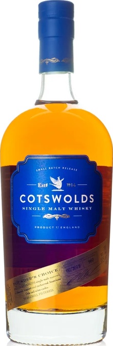 Cotswolds Distillery Founder's Choice Small Batch Release 60.5% 750ml