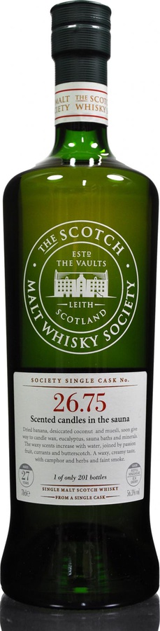 Clynelish 1983 SMWS 26.75 Scented candles in the sauna 27yo Refill ex-Sherry Hogshead 56.3% 700ml
