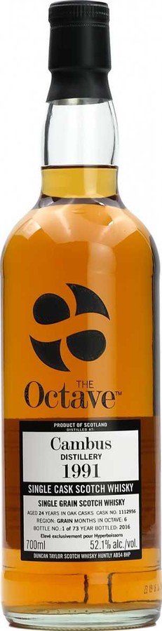 Cambus 1991 DT The Octave #1112914 52.1% 700ml