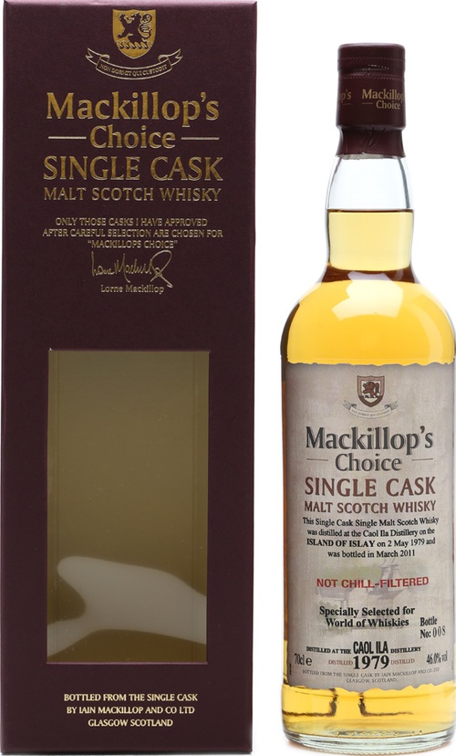 Caol Ila 1979 McC Single Cask World of Whiskies 46% 700ml