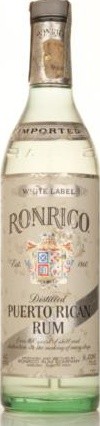 Ronrico White Label Puerto Rican Rum 40% 750ml