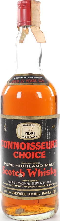 Linkwood 1939 GM Connoisseurs Choice Sherry Wood Pinerolo Import 43% 750ml