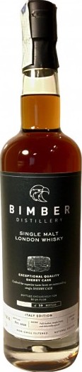 Bimber Single Malt London Whisky Italy Edition ex-Sherry cask #133 51.9% 700ml