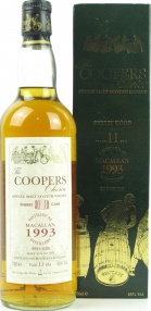 Macallan 1993 VM The Cooper's Choice Sherry Cask 46% 700ml