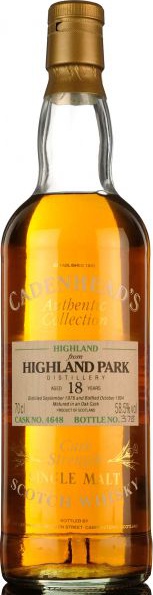 Highland Park 1976 CA Authentic Collection for Oddbins Oak Cask #4646 59% 700ml