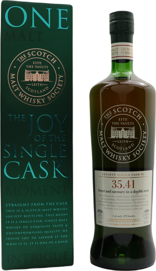 Glen Moray 1975 SMWS 35.41 Sweet and savoury in a double oven Refill Hogshead ex bourbon 56.1% 700ml