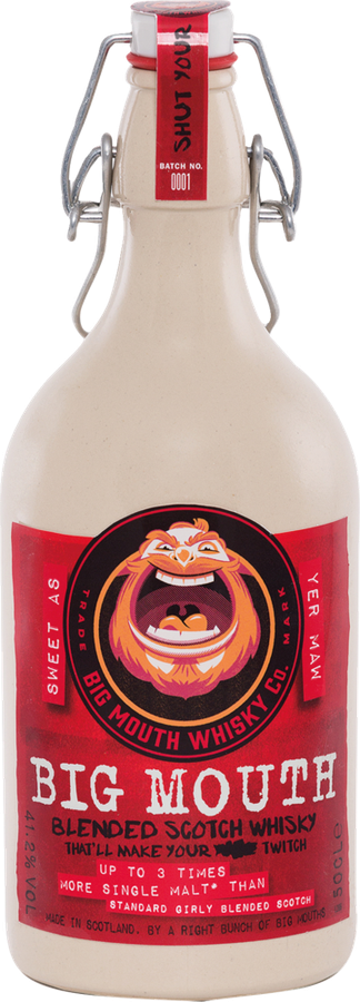 Big Mouth Blended Scotch Whisky 41.2% 500ml