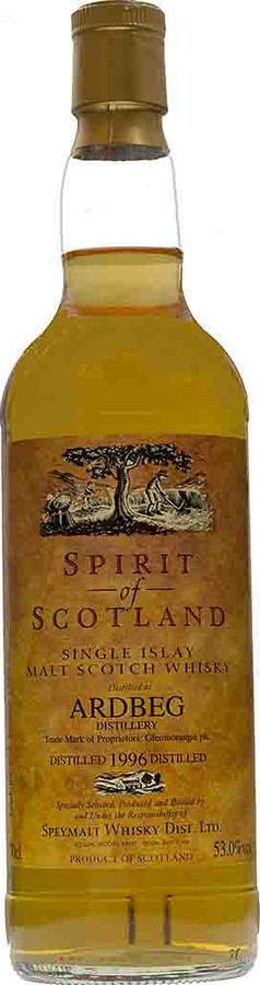 Ardbeg 1996 GM Spirit of Scotland Oak Cask #934 53% 700ml