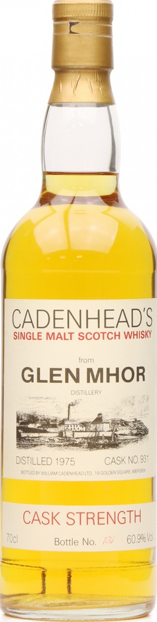 Glen Mhor 1975 CA Distillery Label #931 60.9% 700ml