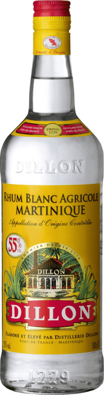 Dillon Rhum Blanc Agricole 43% 70 cl, 43%
