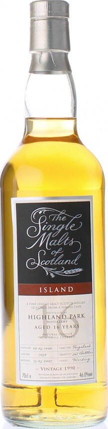 Highland Park 1990 SMS The Single Malts of Scotland #7059 46% 700ml