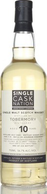 Tobermory 2005 JWC Single Cask Nation Refill Ex-Bourbon Hogshead #10 56.7% 750ml