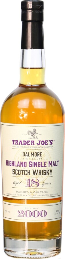Dalmore 2000 AMC Trader Joe's Oak 40% 750ml