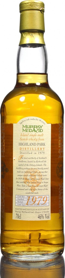 Highland Park 1979 MM Refill Sherry Wood 46% 700ml