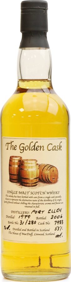 Port Ellen 1979 HMcD The Golden Cask Refill bourbon barrel #7983 53% 700ml