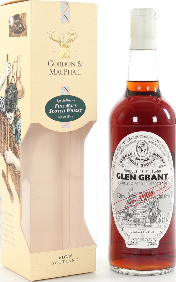 Glen Grant 1960 GM Licensed Bottling 40% 750ml