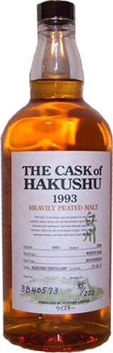Hakushu 1993 The Cask of Hakushu Heavily Peated White Oak Hogshead 3B40573 58% 700ml