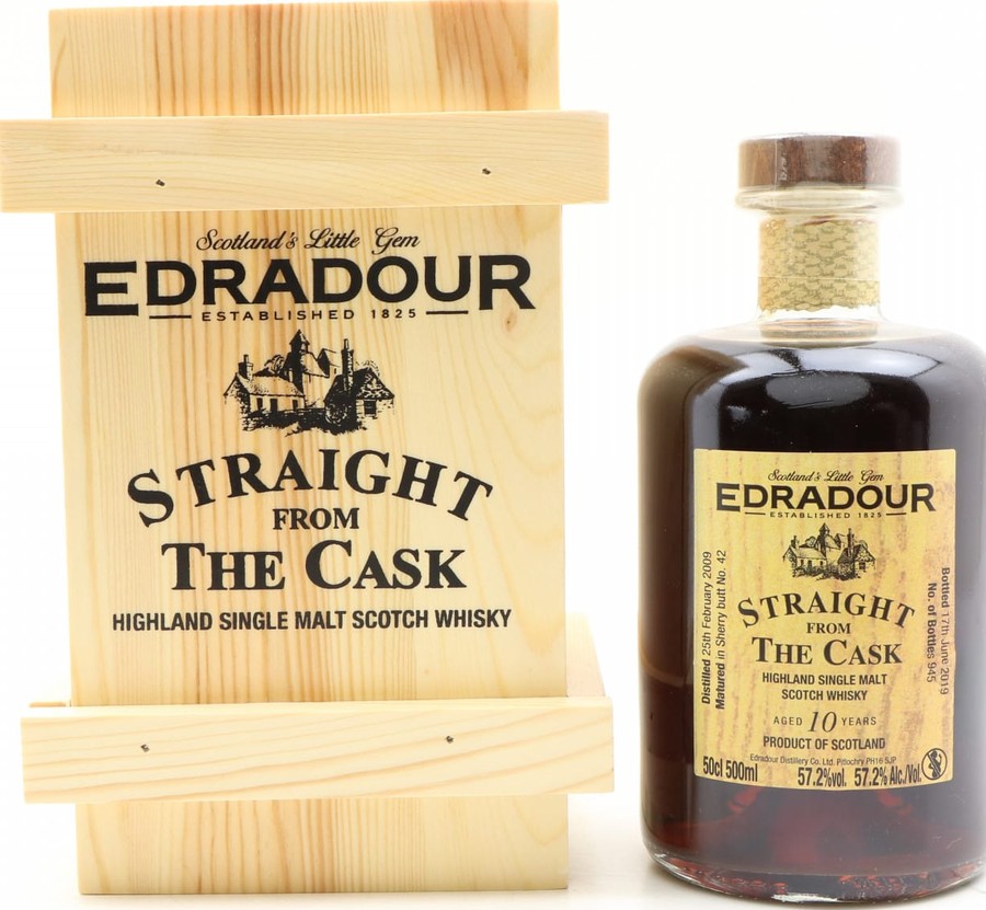 Edradour 2009 Straight From The Cask Sherry Cask Matured #355 57.9% 500ml