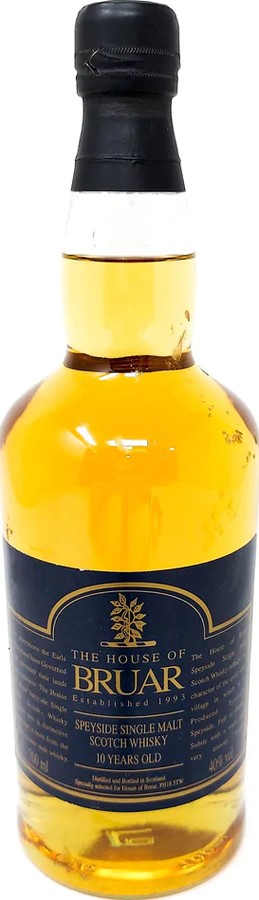 The House of Bruar 10yo Speyside Single Malt Scotch Whisky 40% 700ml