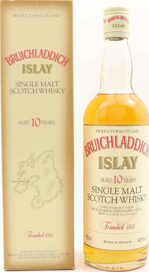 Bruichladdich 10yo Single Malt Scotch Whisky 40% 700ml