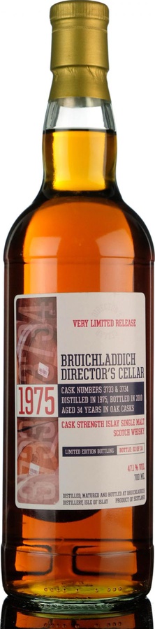 Bruichladdich 1975 Director's Cellar Very Limited Release 3733 + 3734 47.1% 700ml