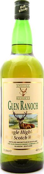 Glen Ranoch Single Highland Malt 40% 1000ml