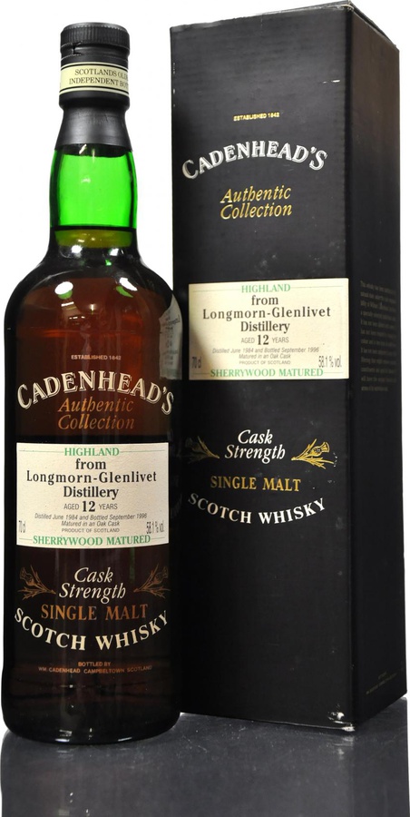 Longmorn 1984 CA Authentic Collection Sherry Wood 58.1% 700ml