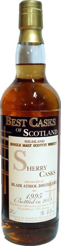 Blair Athol 1995 JB Best Casks of Scotland 43% 700ml