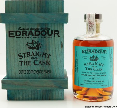 Edradour 1996 Straight From The Cask Cotes de Provence Finish 58.8% 500ml