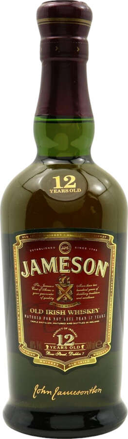 Jameson 12yo Old Irish Whisky 40% 500ml