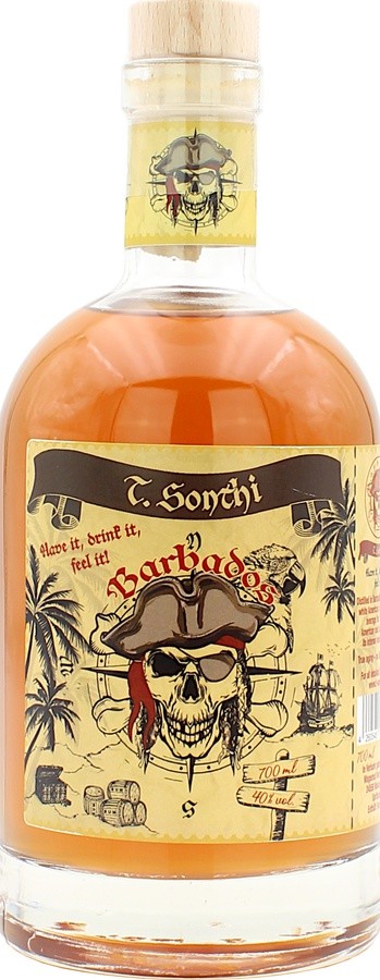 T. Sonthi Barbados Rum 40% 700ml