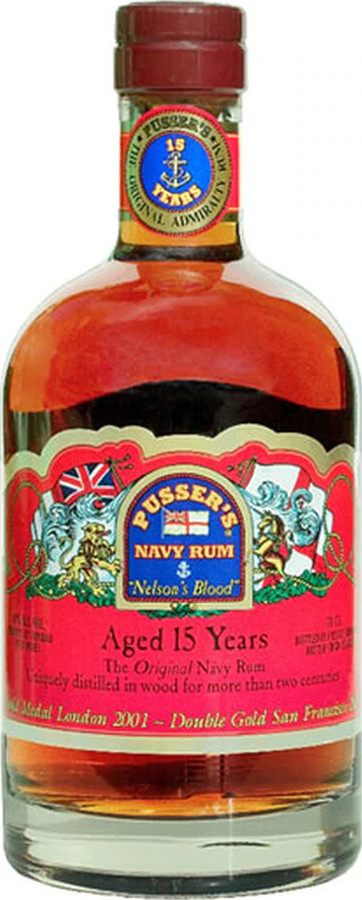 Pussers British Navy Rum Nelsons Blood 15yo 40% 750ml