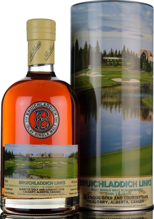 Bruichladdich Links XII Glencoe Golf and Country Club Calgary Alberta Canada 46% 700ml