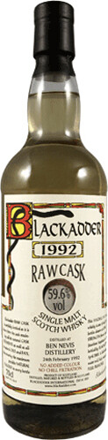 Ben Nevis 1992 BA Raw Cask 11yo Bourbon Hogshead #687 59.6% 700ml