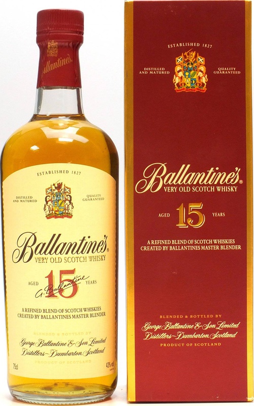 Ballantines 15YO 700ml – Whisky and More