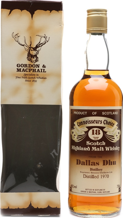 Dallas Dhu 1970 GM Connoisseurs Choice 40% 750ml