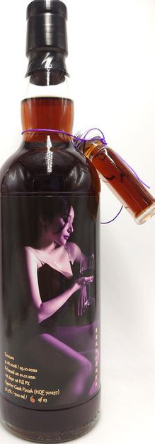 Tormore 2008 HQF Chinese Beauties & Red Wine 1st Fill PX Sherry Finish Huang Qing Feng's Private Cask Bottling 56.5% 700ml