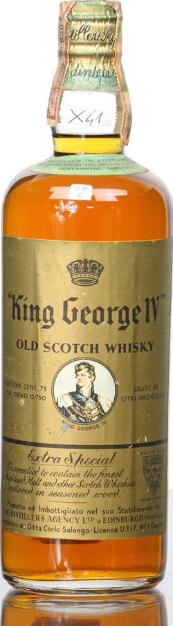 King George IV Old Scotch Whisky Extra Special 43% 750ml
