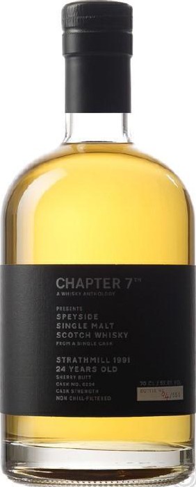 Strathmill 1991 Ch7 a Whisky Anthology Sherry Fino Cask #5224 55.8% 700ml