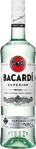 Bacardi Superior Carta Blanca 40% 750ml
