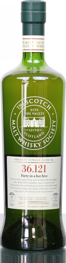 Benrinnes 2006 SMWS 36.121 Party in a bee hive 1st Fill Ex-Bourbon Barrel 57.8% 700ml