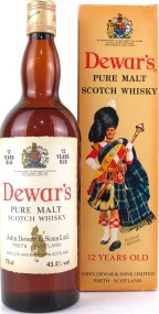 Dewar's 12yo Pure Malt Scotch Whisky 43.5% 750ml